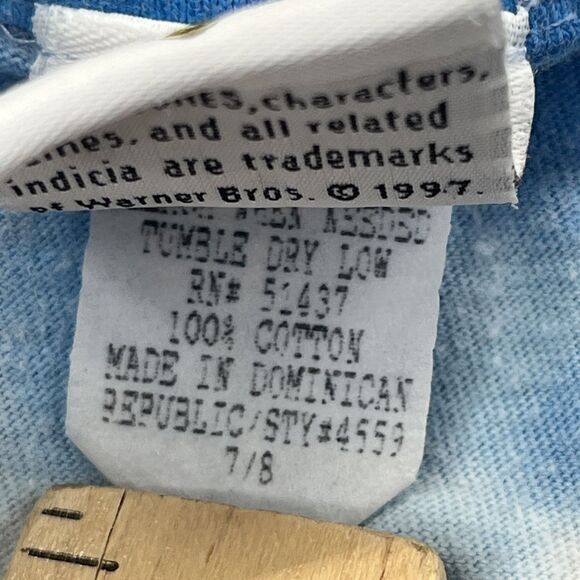 Looney Tunes Tweety Bird Nice Birdies Finish Last Shirt Kids 7/8 Vintage 90s - Picture 11 of 14